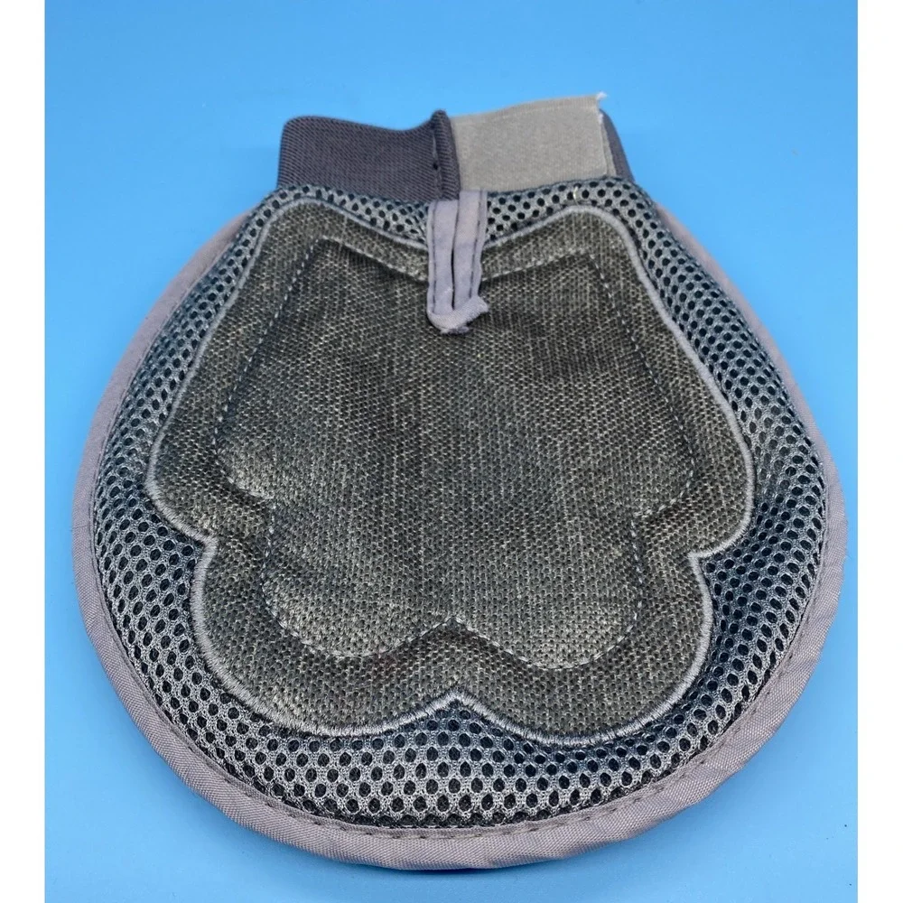 Tactical Dog Vest Harness Size L‎ Khaki Color & Dual Function Grooming Glove